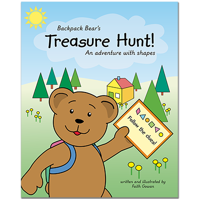 Detailed view of Backpack Bear's Treasure Hunt!