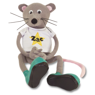 Detailed view of Zac the Rat