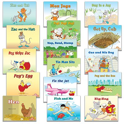 Detailed view of Set of 16 Short-Vowel Pal Books