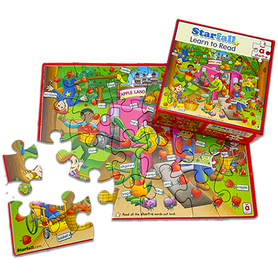 Detailed view of Short-a Puzzle