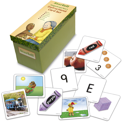 Detailed view of Gingerbread Boy's Instructional Card Set